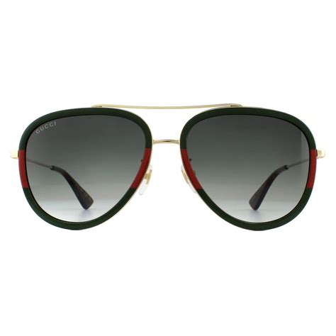 gucci sonnenbrille grün rot|gucci brille schmetterling.